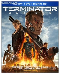 Terminator Genisys (Blu-ray + DVD + Digital HD) Cover