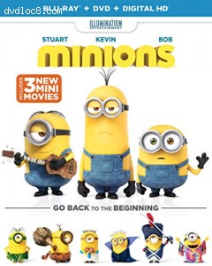 Minions (Blu-ray + DVD + DIGITAL HD) Cover