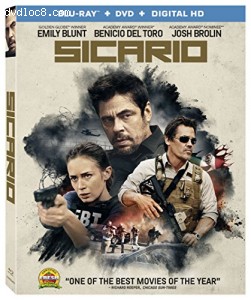 Cover Image for 'Sicario [Blu-ray + DVD + Digital HD]'