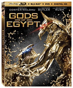 Cover Image for 'Gods Of Egypt [Bluray 3D + Bluray + DVD + Digital HD]'