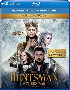 The Huntsman: Winter's War - Extended Edition (Blu-ray + DVD + Digital HD) Cover
