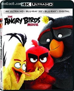 The Angry Birds Movie (4K UHD + Blu-ray 3D + Blu-ray + UV Combo) Cover
