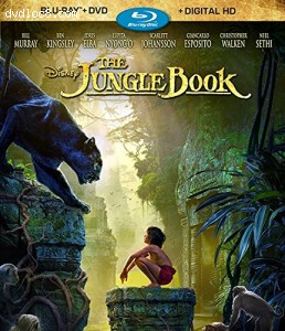 Cover Image for 'The Jungle Book (BD + DVD + Digital HD)'