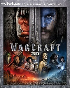 Warcraft [Blu-ray 3D + Blu-ray + Digital HD] Cover