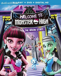 Monster High: Welcome to Monster High (Blu-ray + DVD + Digital HD) Cover