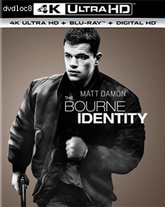 Cover Image for 'The Bourne Identity (4K Ultra HD) [blu-ray]'