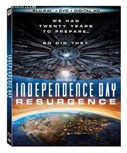 Independence Day Resurgence [Blu-ray + DVD + Digital HD] Cover