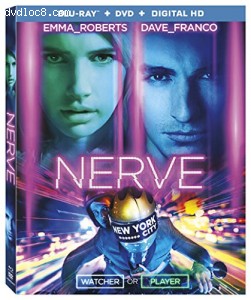 Cover Image for 'Nerve [Blu-ray + DVD + Digital HD]'