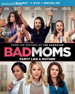 Bad Moms [Blu-ray + DVD + Digital HD] Cover