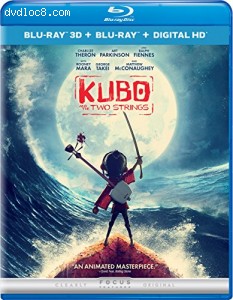 Kubo and the Two Strings [Blu-ray 3D + Blu-ray + Digital HD] Cover