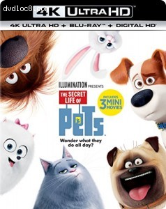 Secret Life of Pets, The [4K Ultra HD + Blu-ray + Digital HD] Cover