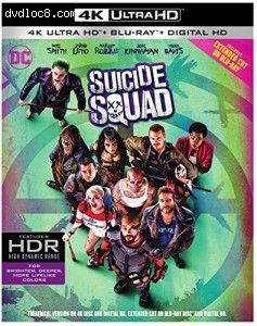 Suicide Squad [4K Ultra HD + Blu-ray + Digital HD] Cover