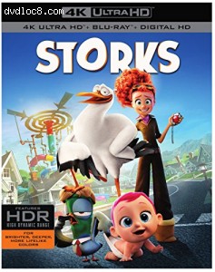 Storks [4K Ultra HD + Blu-ray + Digital HD] Cover