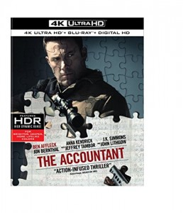 The Accountant [4K Ultra HD + Blu-ray + Digital HD] Cover