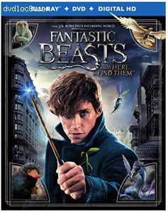 Fantastic Beasts and Where to Find Them (Blu-ray + DVD + Digital HD UltraViolet Combo Pack) Cover