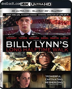 Billy Lynn's Long Halftime Walk [4K Ultra HD + Blu-ray 3D + Blu-ray] Cover