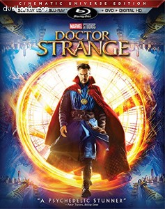 Doctor Strange [Blu-ray 3D + Blu-ray + DVD + UltraViolet] Cover
