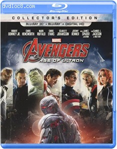 Cover Image for 'Marvel's Avengers: Age of Ultron (Collector's Edition) (Blu-ray 3D + Blu-ray + Digital HD)'
