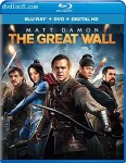 Cover Image for 'Great Wall, The (Blu-ray + DVD + Digital HD)'