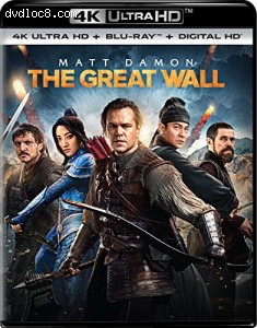Cover Image for 'Great Wall, The (4K Ultra HD + Blu-ray + Digital HD)'