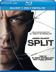 Split (Blu-ray + DVD + Digital HD) Cover
