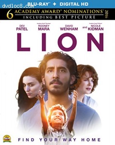 Lion [Blu-ray + Digital HD] Cover