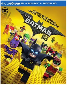 Lego Batman Movie, The [Blu-ray 3D + Blu-ray + Digital HD] Cover