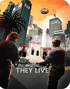 They Live [Limited Edition Steelbook] [Blu-ray] Cover