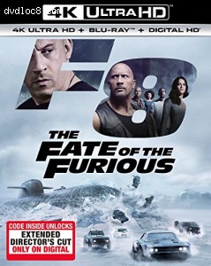 The Fate of the Furious [4K Ultra HD + Blu-ray + Digital HD] Cover