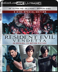 Resident Evil: Vendetta [4K Ultra HD + Blu-ray] Cover