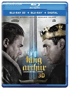 King Arthur: Legend of the Sword [Blu-ray 3D + Blu-ray + Digital] Cover