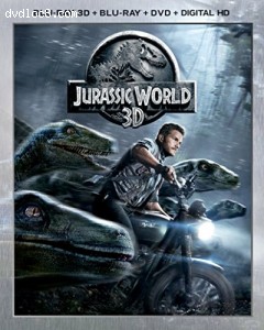 Jurassic World 3D (Blu-ray 3D + Blu-ray + DVD + DIGITAL HD) Cover