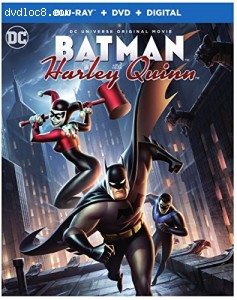 Batman &amp; Harley Quinn (Blu-ray + DVD + UltraViolet Combo) Cover