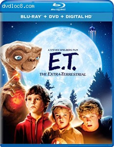 E.T. The Extra-Terrestrial [Blu-ray + DVD + Digital HD] Cover