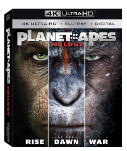 Planet of the Apes Trilogy [4K Ultra HD + Blu-ray + Digital]