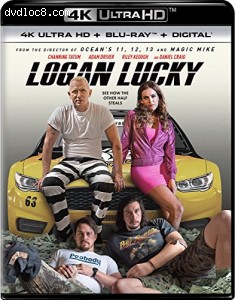 Cover Image for 'Logan Lucky [4K Ultra HD + Blu-ray + Digital]'