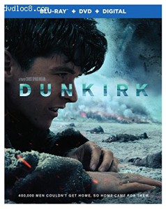 Dunkirk (Blu-ray + DVD + Digital Combo Pack) Cover