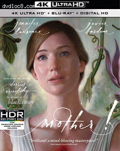 Cover Image for 'Mother! [4k Ultra HD + Blu-ray + UltraViolet]'
