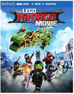 LEGO Ninjago Movie, The [Blu-ray + DVD + Digital] Cover