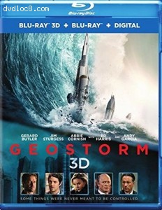 Geostorm [Blu-ray 3D + Blu-ray + Digital] Cover