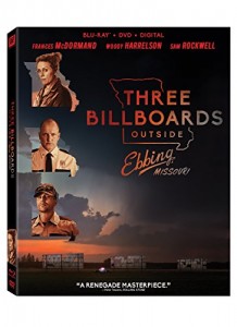 Three Billboards Outside Ebbing, Missouri [Blu-ray + DVD + Digital] Cover