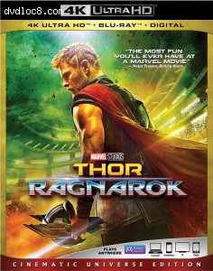 Thor: Ragnarok [4K Ultra HD + Blu-ray + Digital] Cover