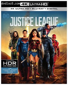 Justice League [4K Ultra HD + Blu-ray + Digital] Cover