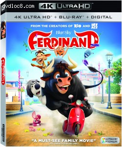 Ferdinand [4K Ultra HD + Blu-ray + Digital] Cover
