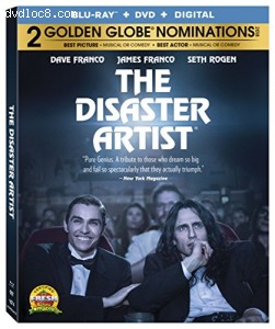 The Disaster Artist [Blu-ray + DVD + Digital] Cover