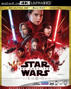 Star Wars: Episode VIII: The Last Jedi [4K Ultra HD + Blu-ray + Digital] Cover
