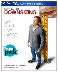 Downsizing [Blu-ray + DVD + Digital] Cover