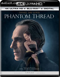 Phantom Thread [4K Ultra HD + Blu-ray + Digital] Cover