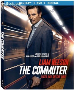 Commuter, The [Blu-ray + DVD + Digital] Cover