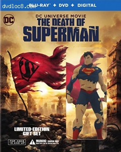 Death of Superman, The: Deluxe Edition (Blu-ray + DVD + Digital HD) Cover